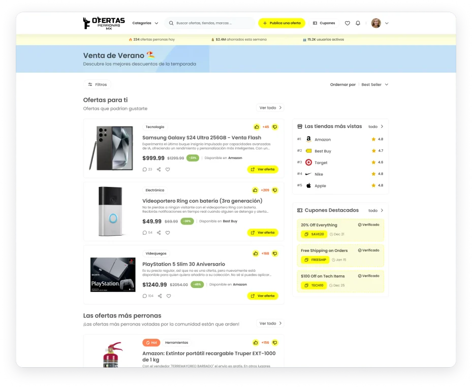 Ofertas Perronas MX Dashboard