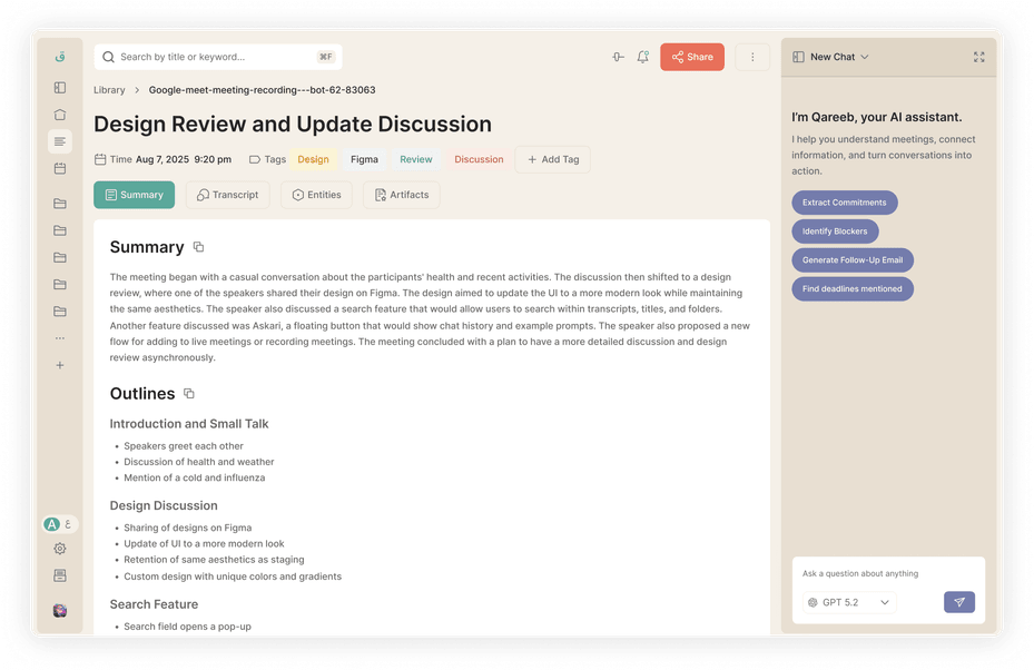 Qareeb Dashboard
