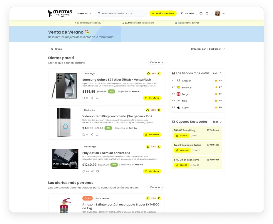 Ofertas Perronas MX Dashboard