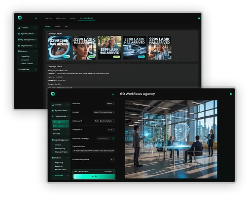 GO dashboard preview