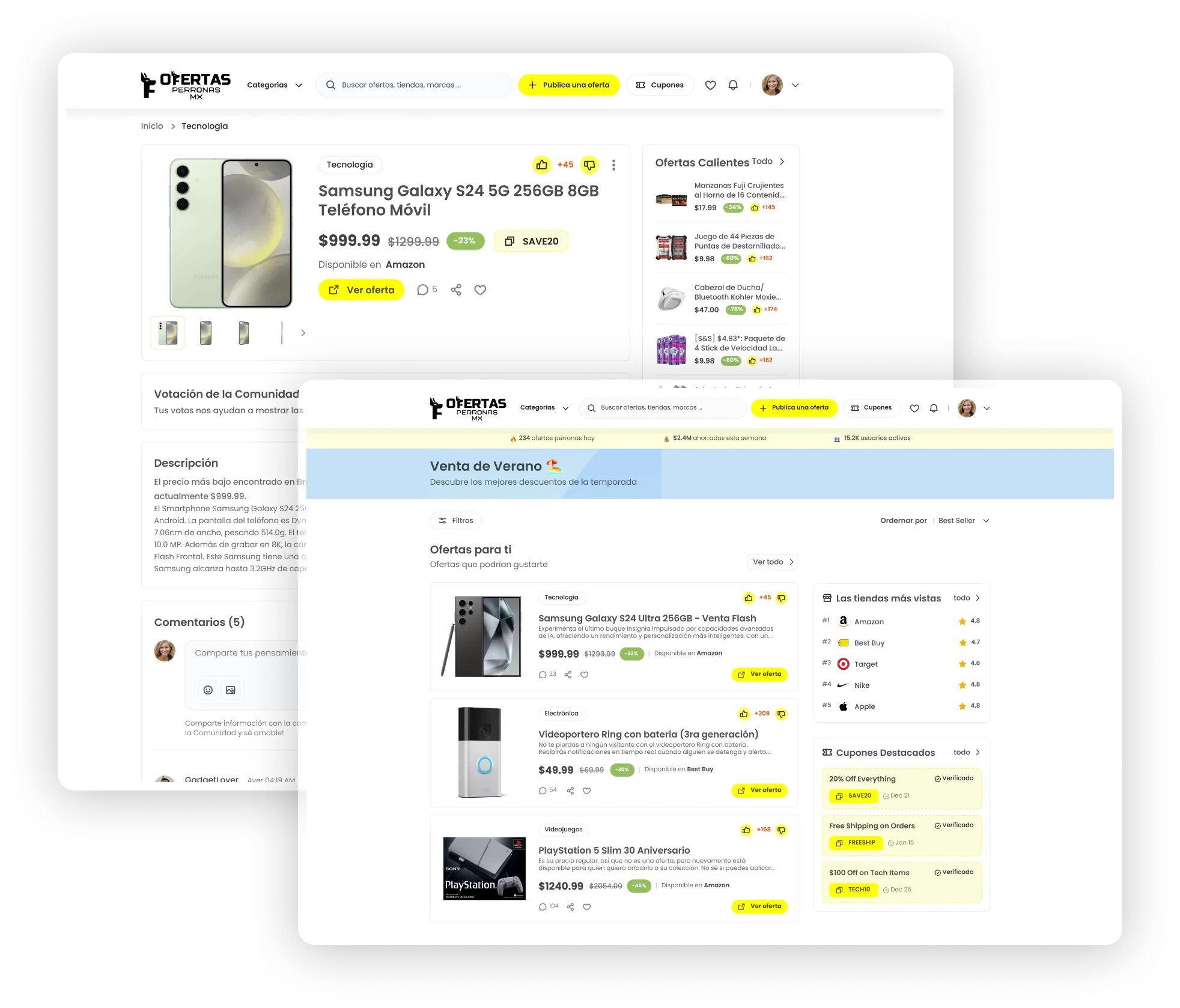 Ofertas dashboard preview