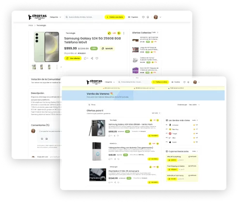 Ofertas dashboard preview